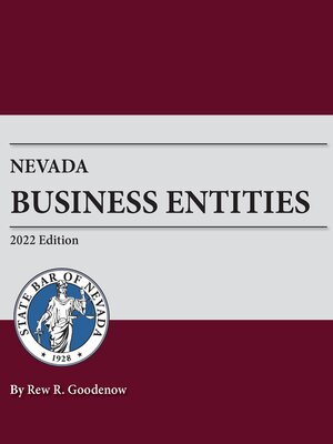 cover image of Nevada Business Entities